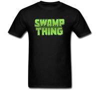 KAZHILAN Swamp Thing Logo O-Neck 100% Cotton Short Sleeve Unisex T-Shirt XXL