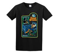 KAZHILAN Sweet Dreams Unisex 100% Cotton Short-Sleeve T-Shirts Black M