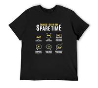 KAZHILAN Things I Do in My Spare Time Airplanes Aviation Pilot Gifts O-Neck 100% Cotton Short Sleeve Unisex T-Shirt XXXL