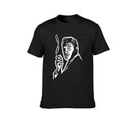 KAZHILAN Vincent Price Horror Macabre Science Fiction - Unisex 100% Cotton Short-Sleeve T-Shirts Black L
