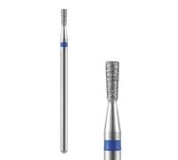 KAZIPOP Foret à ongles diamant à barillet conique en alliage dur pour enlever le vernis gel, outil de retrait bidirectionnel, perceuse bidirectionnelle, diamètre standard ISO, convient à la plupart