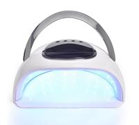 KAZIPOP Lampe UV 48 W pour ongles en gel, séchage à ongles UV, lampe à 48 perles, lampe à ongles avec 4 niveaux de réglage, idéale pour salon de manucure et bricolage à la maison