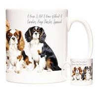 KAZMUGZ Tasse Cavalier King Charles Spaniel Une maison n'est pas une maison sans... Tasse en céramique de 11 oz. Tasse photo Cavalier King Charles Spaniel. Tasse cadeau pour les propriétaires de