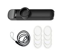 Kazoo Accompagnement musical réglable pour enfants amateurs de musique Cadeau Noir 10,8 x 2,5 x 2 cm