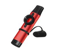 Kazoo, avec 5 membranes incluses, à ton réglable, pour enfants, adultes et amateurs de musique, rouge