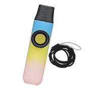Kazoo avec corde de suspension, léger, portable, facile à apprendre, instrument de musique réglable pour débutants de tous âges - dégradé de trois couleurs