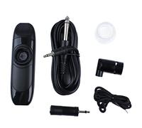 Kazoo électrique, 11 Cm en Résine D'alliage D'aluminium Professionnel Petit Kazoo Portable avec Micro pour la Performance (Noir)