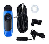Kazoo électrique avec micro, ensemble de remplacement Kazoo en alliage d'aluminium portable de 11 cm pour adultes enregistrant un instrument de musique de performance (bleue)