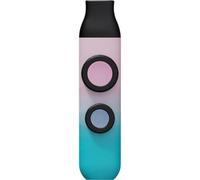 Kazoo Instrument de musique pour débutants, corps en métal avec membrane de rechange, flûte à bouche dégradée de couleur pour fête, camping, performance musicale, multicolore (lot de 1)