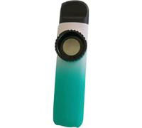 Kazoo Instrument de musique pour débutants, corps en métal avec membrane de rechange, flûte à bouche dégradée de couleur pour fête, camping, performance musicale, design léger et portable en ABS
