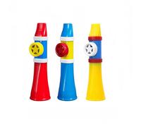Kazoo Instruments de Musique, Flûte Kazoo Améliorée Facile à Apprendre, Excellent son pour Guitare, Ukulélé, Violon, Clavier de Piano, pas Besoin de Membranes (Rouge+Jaune+Bleu)