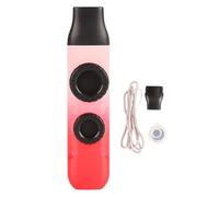 Kazoo Plastique Instrument de Musique Réglable avec 10 Diaphragmes Pour Ukulélé Violon, Finition Brillante - Son Unique et Vibrations Personnalisables, Accessoire Portable Pour (Dégradé blanc rouge