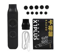 Kazoo portable à double trou pour flûte - Son réglable - Instrument de musique professionnel pour débutants - Pour enfants et adultes débutants