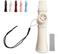 Kazoo Professionnel à Tonalité Réglable, Facile à Jouer, For Adultes et Enfants, Lavable, sans Membranes, Facile à Apprendre, Instruments de Musique For Guitare, Piano, Ukulélé(blanc)