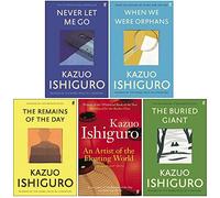 Kazuo Ishiguro Collection Ensemble de 5 livres (Un artiste du monde flottant, Quand nous étions orphelins, Les restes du jour et plus encore)