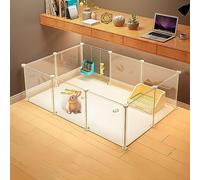 KAZUP Cage à Lapin, Cages à Chat d'intérieur avec Porte, Parc pour Animaux de Compagnie, Cage pour Petit Chien, Cages pour Petits Animaux, clôture pour Animaux de Compagnie pour Chiot Lapin Chaton