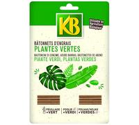 KB Bâtonnets d'engrais plantes vertes x40