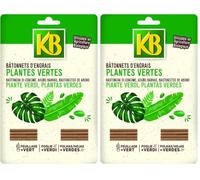 KB Bâtonnets d'engrais Plantes Vertes x40 (Lot de 2)