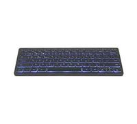 Gembird Clavier KB-BTRGB-01-DE rétroéclairé sans fil Bluetooth 3.0 QWERTZ allemand noir