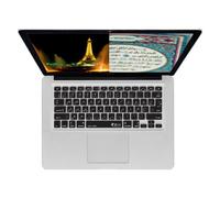 KB Covers Arabe AZERTY ISO Housse pour Clavier MacBook Air 13"/Pro Transparent