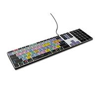 KB Covers - Clavier rétroéclairé Adobe Premiere Pro en aluminium - macOS - US - Améliorez le montage vidéo avec des outils de groupe de couleurs - Plus de 150 touches de raccourci - Augmentez votre