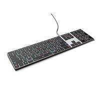 KB Covers Davinci Resolve Backlit Pro Clavier en aluminium - Windows - US - Raccourcis préprogrammés, construction en aluminium durable, connectivité USB-A Plug-and-Play