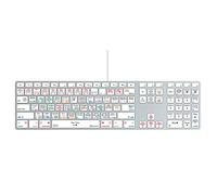 KB Covers Davinci Resolve - Clavier ultra-fin Mac avec pavé numérique et (2) ports USB
