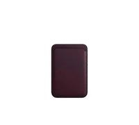 (KB-Dark Cherry)For IPhone 16 15 12 13 14 Pro Max Plus Cases Cover Accessories-Original Apple Leather Magsafe Wallet Magnetic Card Holder Case