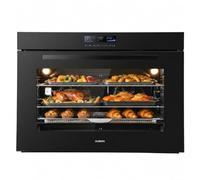 KB ELEMENTS Four encastrable de 90 cm - Four de 90 cm de large, 125 litres, écran Full Touch, 15 fonctions, fonction Airfryer, fonction rotisseire, kit télescopique à extraction complète, Aqua Clean
