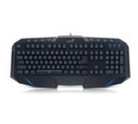 Clavier de gaming GENIUS KB-G265 - Filaire - Rétroéclairé Bleu - Concentrateur USB 2 ports