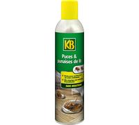 KB HDPUAE - Aérosol Anti-Puces et Punaises de Lit Sans Insecticide Prêt à l'Emploi 300 ml - Elimine par action enveloppante - Sans odeur, ne tâche pas - Produit à base de cellulose - Pour l'intérieur