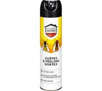 KB HOME DEFENSE HDGUEP - Aérosol Anti-Guêpes et Frelons 400 ml - Efficace sur frelons asiatiques et tous les insectes volants - Action foudroyante - Formule sans odeur - Usage intérieur et extérieur
