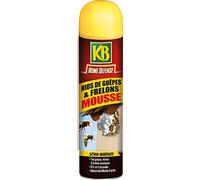 KB HOME DEFENSE HDMOUNID - Aérosol Mousse Nids de Guêpes et Frelons 500 ml - Idéal pour nids accès difficiles- Portée jusqu'à 3 m- Frelons asiatiques -Mousse active enveloppante - Action immédiate