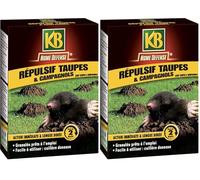 KB HOME DEFENSE HDREPTAUP - Répulsif Anti-Taupes et Campagnols Granulés Prêt à l'Emploi 150 g - Action immédiate longue durée - Jusqu'à 2 mois d'éfficacité - Facile à utiliser - Avec cuillière doseuse