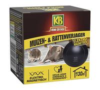 KB HOME DEFENSE HDULT130 - Répulsif Rats et Souris Electromagnétique 130 m² - Ultrasons inoffensifs pour l'homme et les animaux - Sans accoutumance - Utilisable dans toutes les pièces - 130m² = Maison