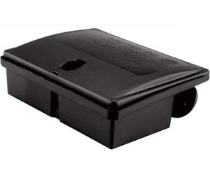 KB HOME DEFENSE RBOIT Boîte d’Appâtage Anti-Rats avec ormat compact compatible avec pâtes, blocs ou céréales, pour une installation discrète en intérieur comme en extérieur.