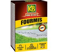 KB KFOU120 - Granulés Anti-Fourmis 120 g (6 m²) - Efficace dès 2 jours -Elimine les fourmis et fourmilières - Idéal pour les abords de la maison, balcon, terrasses, murs - Produit fabriqué en France