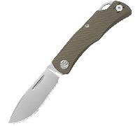KB Knives El Dorado Silver Bead Blast M390 Blade Bronze Ano Titanium Micro Milli KB469D