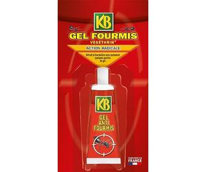 KB KTUBFOU - Anti-Fourmis Tube Gel 20 g - Matière active à base de plante - Elimine radicalement et durablement les fourmilières et fourmis noires - Efficace à très faible dose - Fabriqué en France