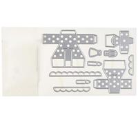 KB RILEY LLC KB Riley Matrices de découpe pour gâteau, gris, taille unique