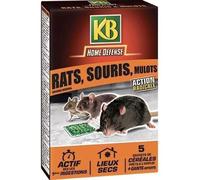 KB Sachet de céréales anti-rats, souris et mulots - 150 g