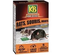 Sachet de céréales anti-rats, souris et mulots - 150 g