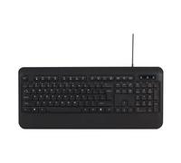 KB-UML-03 - Clavier - rétro-éclairé - USB - QWERTY - US - noir - boîte de couleur