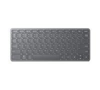 KB331U - Clavier - dispositif multiple - sans fil - USB-C, Bluetooth - QWERTY - International US - gris luna