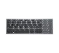 KB740 - Clavier - compact, multi-dispositif - sans fil - 2.4 GHz, Bluetooth 5.0 - QWERTY - Espagnol - gris titan - avec 3 years NBD Advance Exchange