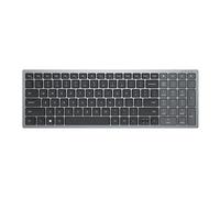 KB740 - Clavier - compact, multi-dispositif - sans fil - 2.4 GHz, Bluetooth 5.0 - QWERTY - Portugais - gris titan - avec 3 years NBD Advance Exchange