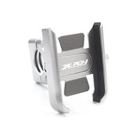 KBANDZ 2023 Support pour Téléphone Portable GPS sur Le Guidon De La Moto pour Honda XADV 750 X-ADV X ADV 750 XADV750 X-ADV750 Support Moto (Couleur : Handlebar Silver)