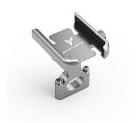 KBANDZ Support pour téléphone Portable pour Yamaha MT-07 MT07 Mt07 Universel Moto GPS Guidon Support De Montage CNC Aluminium Support pour Téléphone Portable Accessoires (Couleur : Handlebar Silver)