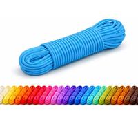 KBBB Cordon en caoutchouc 1 mm / 2 mm / 2,5 mm / 3 mm / 4 mm / 5 mm - Élastique rond - Artisanat - Longueur 5 m / 4 m / 3 m / 2 m - 32 couleurs 834 Turquoise 2 mm x 5 m
