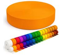 KBBB Sangle 2m 5m 10m 50m de long - 50 couleurs Largeurs: 10 mm 15 mm 20 mm 25 mm 30 mm 40 mm 50 mm Sangle pour sac en polypropylène, idéale pour les projets DIY et travaux manuels 506 Jaune clair 15